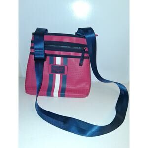 Nautica Marine Apparel Purse Crossbody Bag Pink Blue Causal Wear Travel Bag NWOT